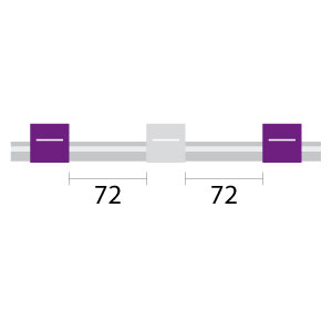 PVC Pump Tube 3tag 2.79mm ID Purple/White (PKT 12)