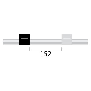 PVC Pump Tube 2tag 3.17mm ID Black/White (PKT 12)