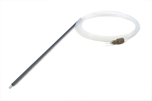 PTFE Sheathed Carbon Fibre Probe 0.75mm ID with 1/4-28 ratchet fitting (for Cetac ASX-200/500/800 & PerkinElmer S20 Series)