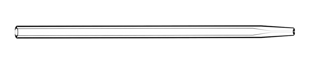 Tapered Quartz Injector 0.8mm