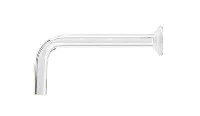 [21-809-5160] Glass Transfer Tube, S13 Elbow 72mm