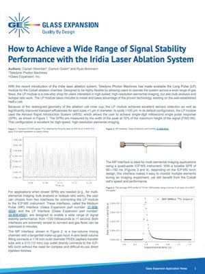 Laser Ablation App Note