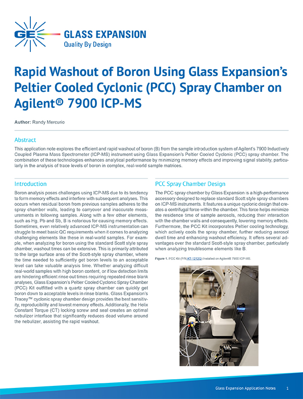 PCC Application Note